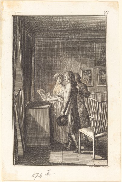 The Voyage to Paris, 1798.