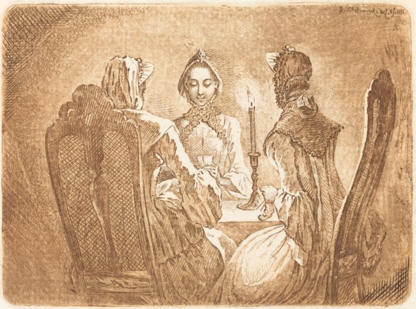 The Card Game (Der kleine l'Hombre Tisch), 1758.