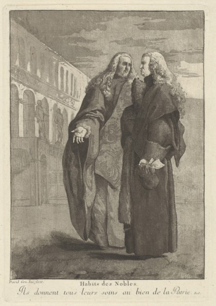 Habits des nobles (Dress of the Noblemen), 1775.
