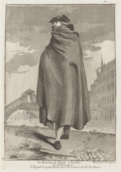 Le Marchand allant à Rialto (The Merchant at the Rialto), 1775.