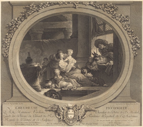 L'heureuse fécondité, 1777.
