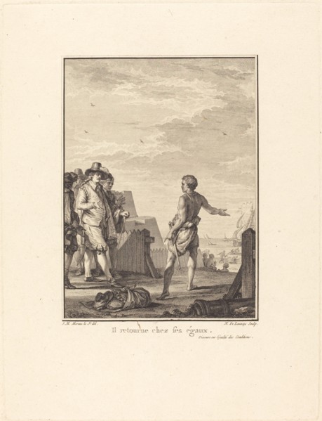 Discours sur l'égalité des conditions: Il retourne chez ses égaux, 1778.