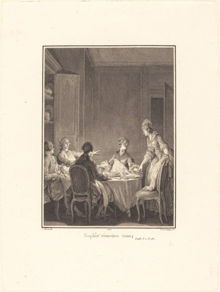 Sophie remettez-vous, 1779.