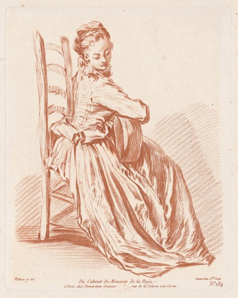 Woman Playing the Guitar, 1764.