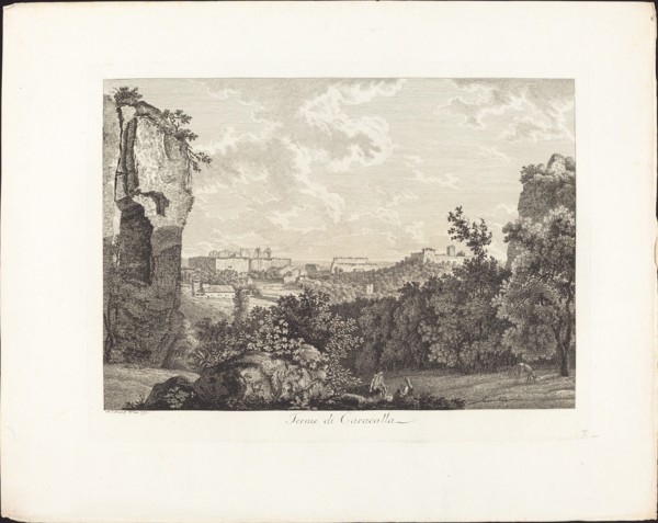 Terme di Caracalla, 1793.