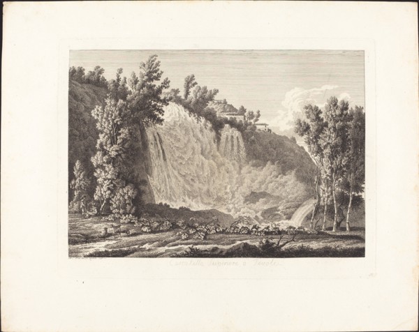 Cascatella Superiore a Tivoli, 1796.