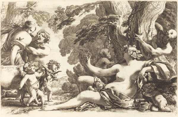 Seated Bacchante with Children, 1650s.