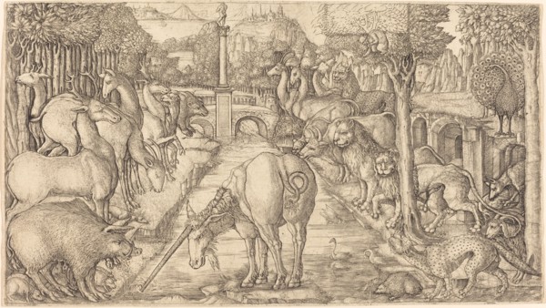 The Unicorn Purifies the Water with Its Horn, probably c. 1555/1561.