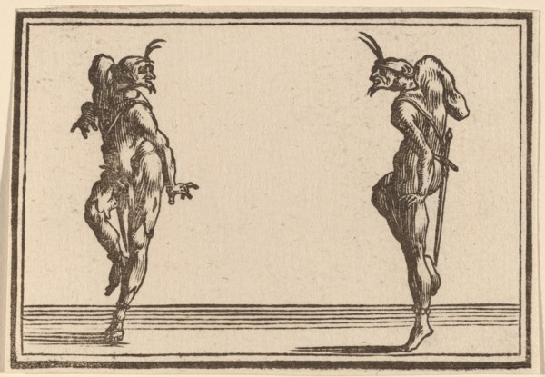 Two Pantaloons Dancing, 1621.