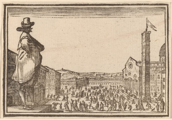 Piazza del Duomo, Florence, 1621.