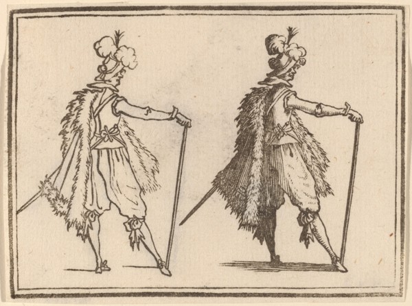 Gentleman with Cane, 1621.