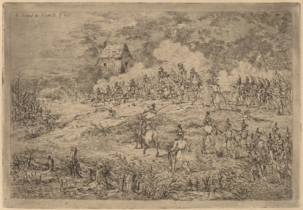 Charge of the Cavalry (Charge de cavalerie contre des chasseurs), 1856.