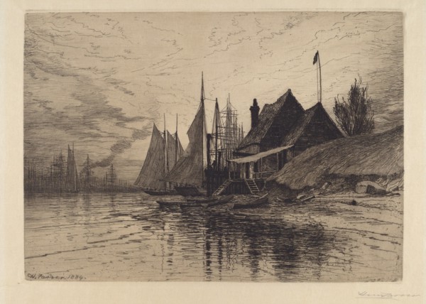 New York Harbor, 1884.