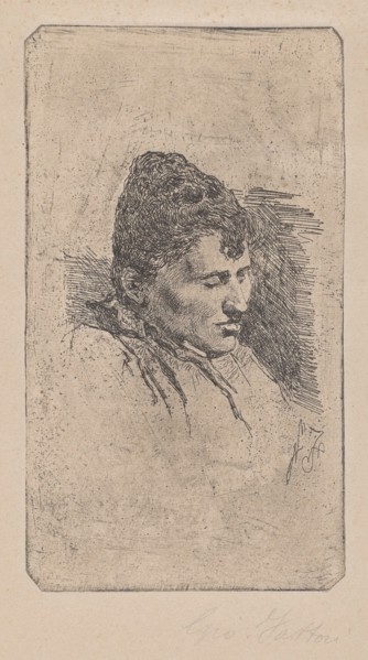 Portrait of the Artist's Second Wife [Ritratto della seconda moglie], 1903.