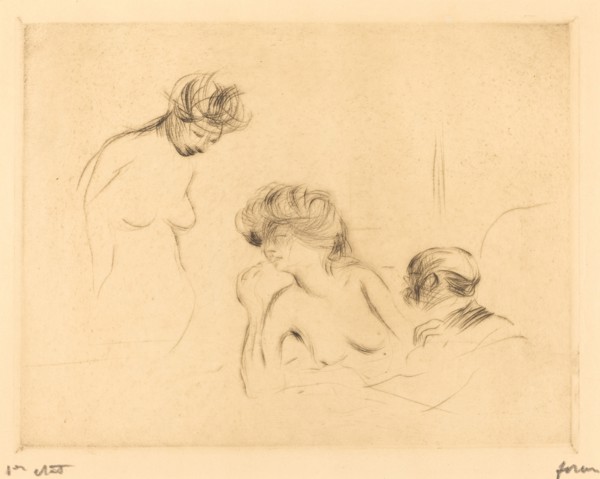 In a Private Room (third plate), 1910.