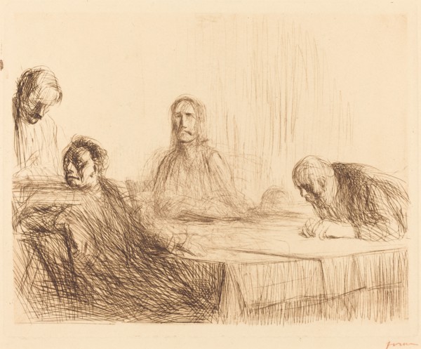 The Supper at Emmaus (second plate), 1910.
