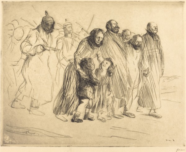 The Notables (small plate), 1915.