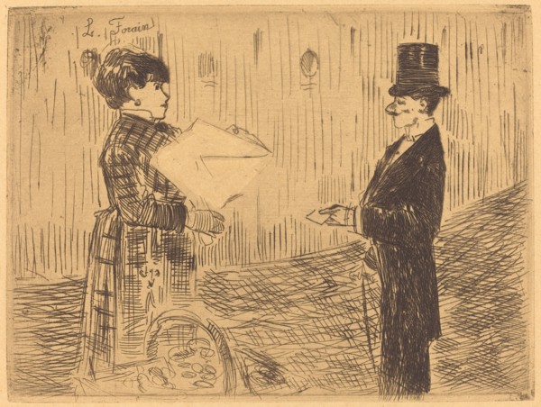 The Bouquet, c. 1876.