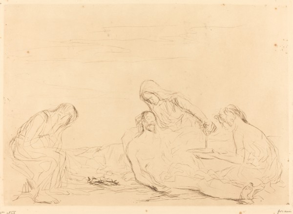 Pietà (third plate), 1910.