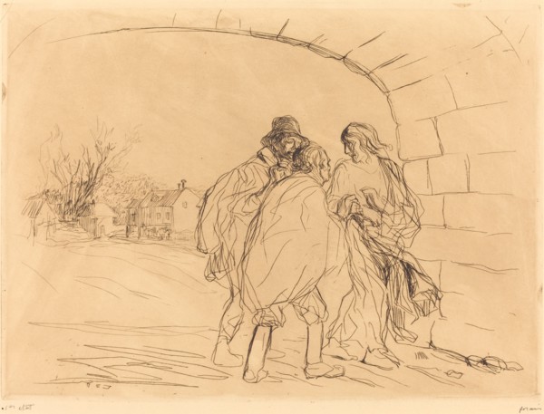 The Meeting under the Arch (first plate), 1910.