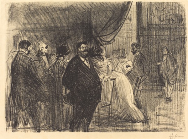 Gambling Room, 1914.