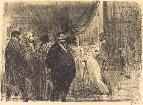 Gambling Room, 1914.