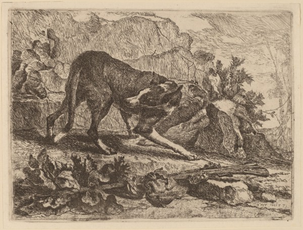 Landscape with Greyhound and Rifle, 1642.