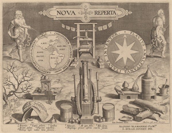 Title Page for "New Discoveries", c. 1580/1590.