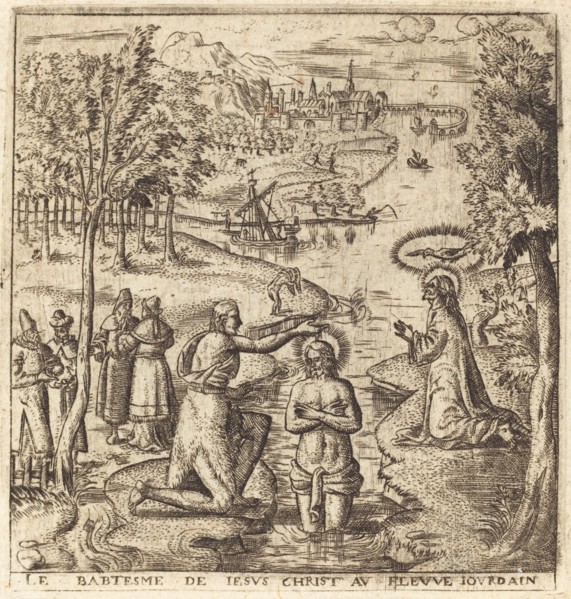 The Baptism of Christ, probably c. 1576/1580.