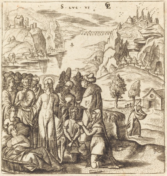 Christ Heals the Sick, probably c. 1576/1580.