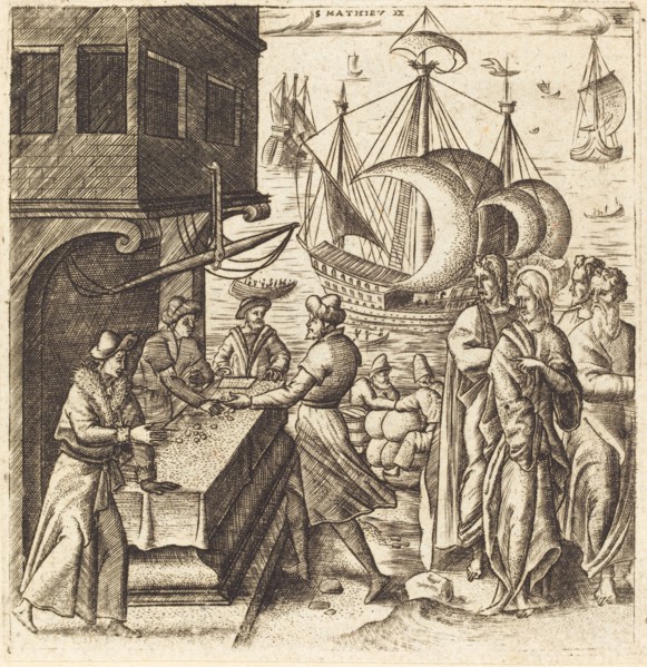 The Calling of Matthew, probably c. 1576/1580.