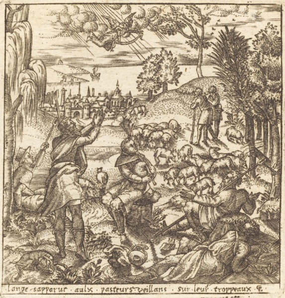 The Annunciation to the Shepherds, probably c. 1576/1580.