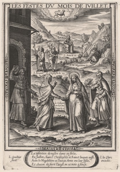 Les Festes du mois de Juillet (July: The Visitation), 1603.
