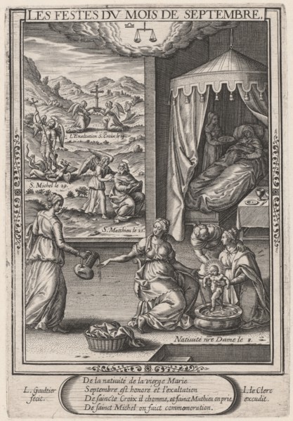 Les Festes du mois de Septembre (September: Birth of the Virgin), 1603.