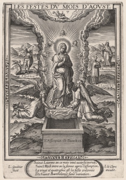 Les Festes du mois d'Aoust (August: The Assumption), 1603.