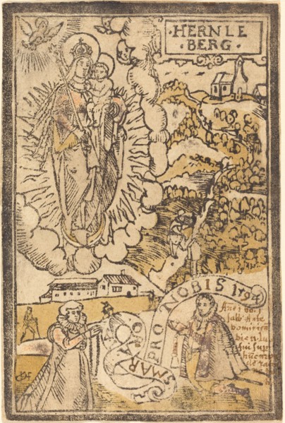 Madonna of the Hernleberg, 1592.