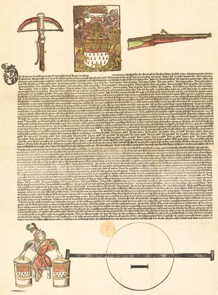 Broadside: An Invitation to an Arms Competition, in or after 1501.
