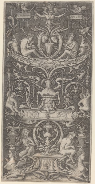 Ornamental Panel Inscribed "Victoria Augusta", c. 1516.
