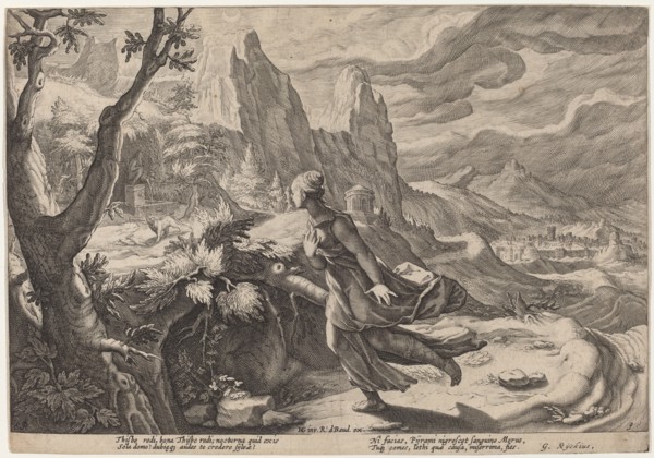 Thisbe Frightened by the Lion, c. 1615.