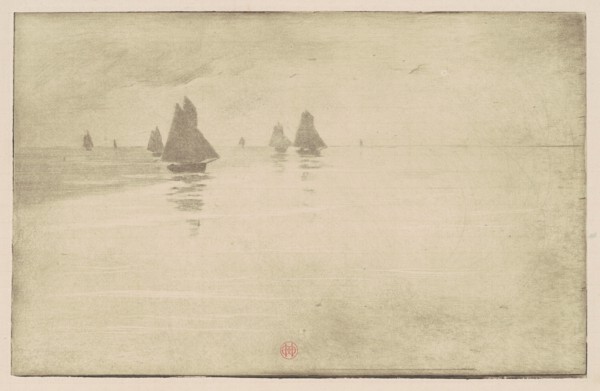 Boats in a Morning Fog, c. 1887.