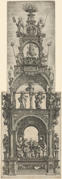 Triumphal Altar with Stages in the Life of Christ, 1518.