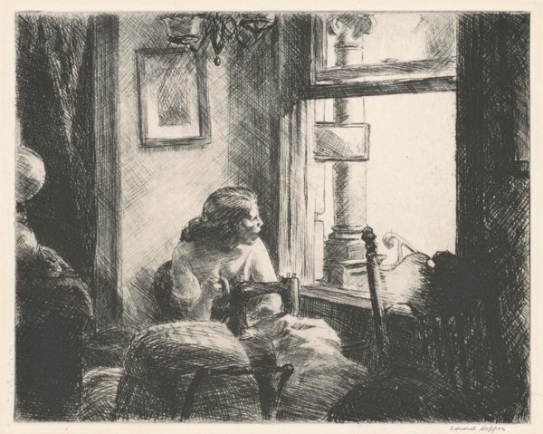 East Side Interior, 1922.