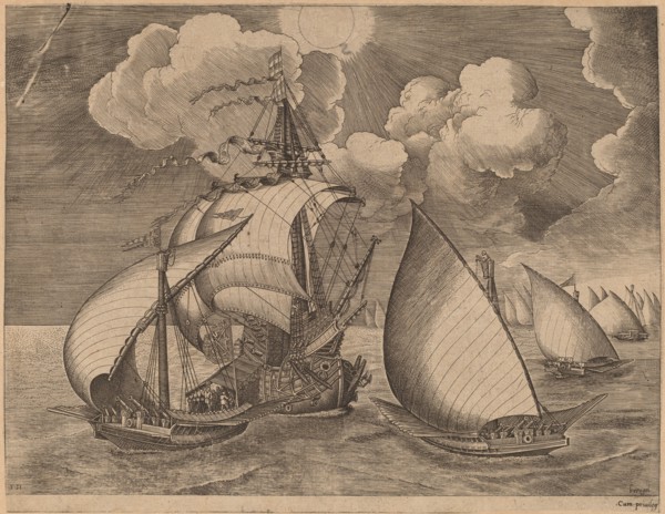 A Fleet of Galleys Escorted by a Caravel, 1565.