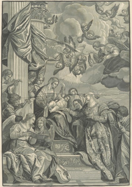 Mystic Marriage of Saint Catherine, 1740.