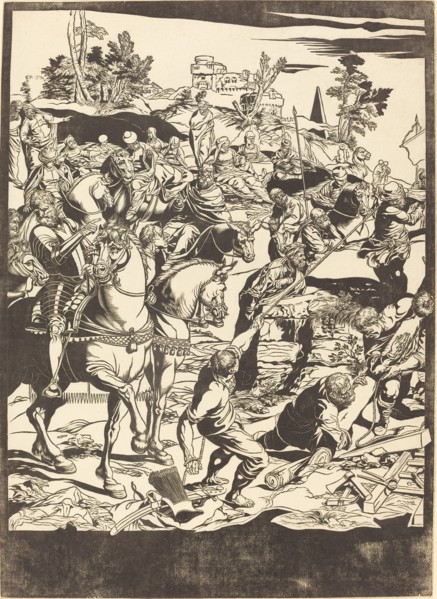The Crucifixion [left plate], 1741.