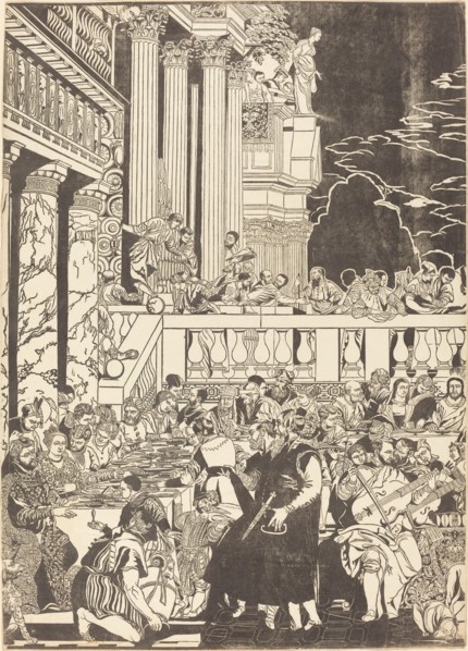 The Marriage at Cana [left plate], 1740.
