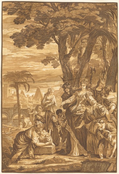 The Finding of Moses, 1741.