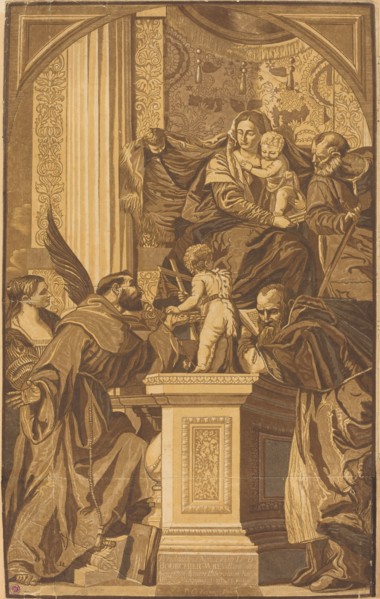 Holy Family and Four Saints, 1739.