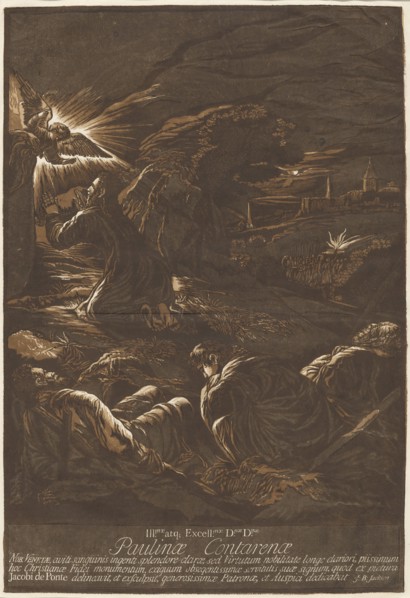 Christ on the Mount of Olives, 1743.