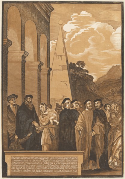Presentation of the Virgin in the Temple (Left Panel), 1742.